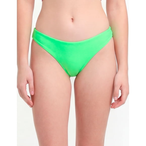 Bikini calzón tanga costura invisible verde XS Talla 16