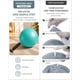 thumbnail image 5 of Pelota de Pilates Trideer de 20 cm para core, yoga y terapia con bomba, 5 of 8