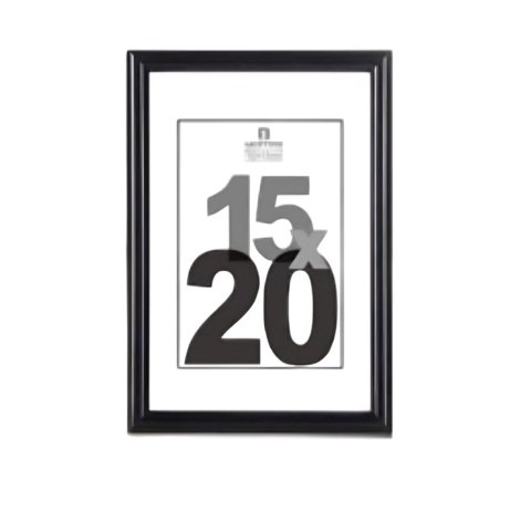 Genérico - Marco De Foto Negro 15X20 Cm