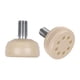 thumbnail image 2 of 2 Piezas Roller Skate Toe Stop Tapones De Reemplazo De Accesorios De Ruedas De Patinaje Redondo, 2 of 4