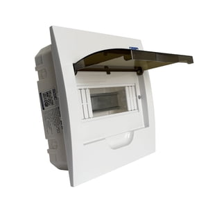 Tablero Eléctrico Embutido Drl 8 Modulos Tapa Clara Sec