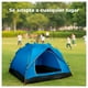 thumbnail image 4 of Carpa 3 Personas Impermeable Protección UV y Fácil Armado azul, 4 of 4