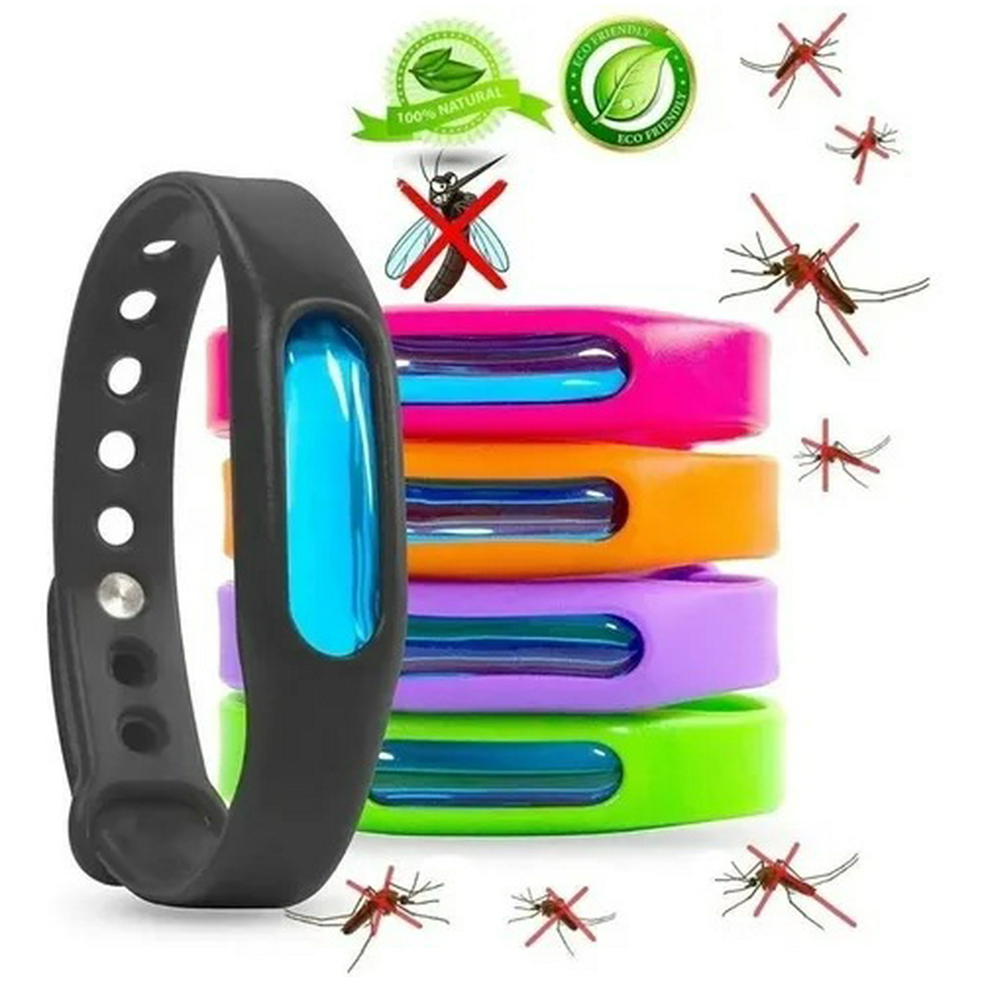 Movi - Set De 5 Pulseras Repelente De Moquitos Y Zancudos
