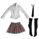 thumbnail image 1 of 1/6 Conjunto De Falda De Camisa De Uniforme De Estudiante Para Cuerpo Femenino De Acción De 12 "Rosa, 1 of 3