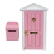 thumbnail image 5 of 1:12 Casa De Muñecas Miniatura Steepletop Puerta Vida Escena Accesorios Juguetes Para Niños Rosa, 5 of 5