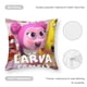 thumbnail image 5 of Familia Larva Fundas de almohada de terciopelo con tema, regalos de funda de almohada, decoración para el hogar, cojín de lanzar, regalo de cumpleaños para fans y parejas.30*30cm., 5 of 6