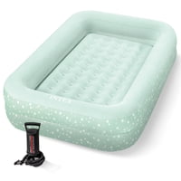 Cama Inflable De Viaje Intex Para Niños Con Bomba Manual Air Mattress