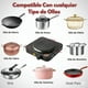 thumbnail image 3 of Cocina Cocinilla Eléctrica 1 Plato Encimera 1000W de Potencia Color Negro, 3 of 10