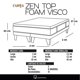 thumbnail image 4 of Cama Europea Zen Top Foam Super King Base Dividida, 4 of 4