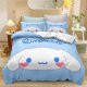 thumbnail image 1 of Cinnamoroll Cartoon Anime Cute Duvet Cover Bedding Set Full Size Queen King Gift for Boys and Girls Adults Bedroom Decorations Bed Sheets, 1 of 5