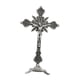 thumbnail image 5 of Crucifijo De Pie De 10 Pulgadas, Cruz De Mesa De Metal Para Mesa, Capilla, Decoración Del Hogar, Peltre Antiguo, 5 of 5