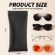 thumbnail image 2 of Estuche para gafas FHJLZFA 3 unidades cuero negro, 2 of 7