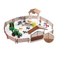 Bothyi - Mini Barn Farm Toys Playset Fence Farm Playset Para Niños Niñas De 3 A 12 Años Estilo B