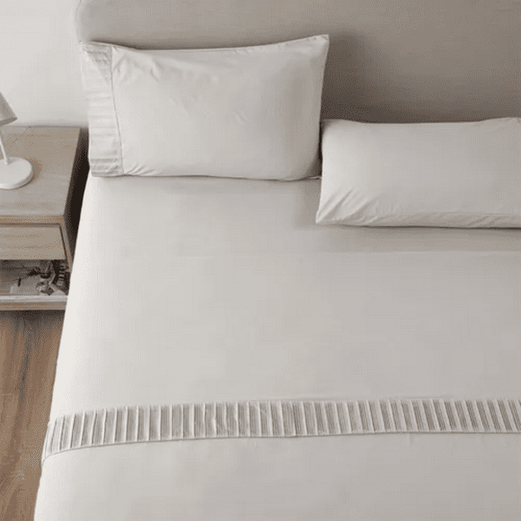 Sabanas casatua hotel funda almohada 2 plazas color gris claro