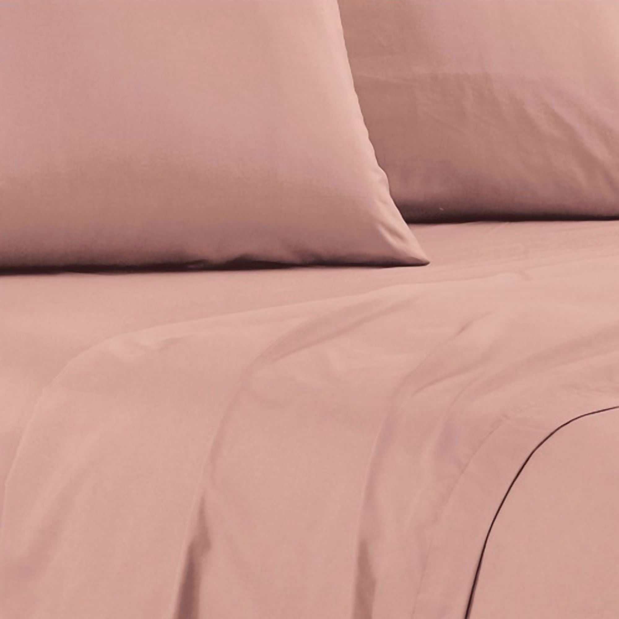 Sabana Andes Microfibra Lisa Rosa King