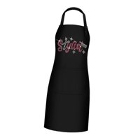 Bothyi - Barbero Delantal Profesional Delantal De Trabajo Suave Para Restaurantes Kitchens Patios Traseros Rojos