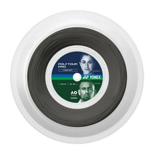 Cuerda De Tenis Yonex Polytour Pro 16L/1.25 Grafito 200 Mts.