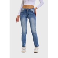 Fashionspark - Jeans Mujer Flo Recto Azul - Ll