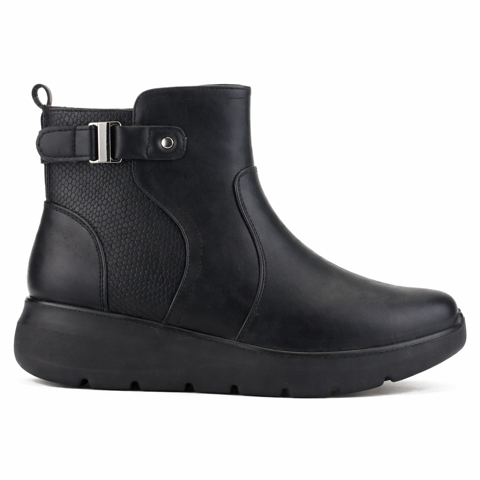 Botin Negro Mujer Casual Chalada Astra
