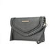 thumbnail image 1 of Bolso Crossbody para Mujer, MKF Collection, Bolso de Hombro de Cuero Vegano - Remi - Peltre, 1 of 3