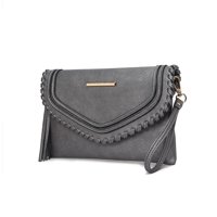 Bolso Crossbody Para Mujer, Mkf Collection, Bolso De Hombro De Cuero Vegano - Remi - Peltre