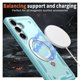 thumbnail image 2 of Para Samsung Galaxy S26 FE 5G Funda con Soporte de Anillo en O Magnético Invisible, Funda de Teléfono a Prueba de Golpes, Azul Claro, para Galaxy S26 FE 5G, 2 of 6