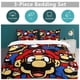 thumbnail image 5 of Super Mario 3-Piece Comforter Set for Bedroom Super Mario Bedding Set for Kids Adults Soft Microfiber Duvet Cover Set with Zipper Closure, 5 of 5