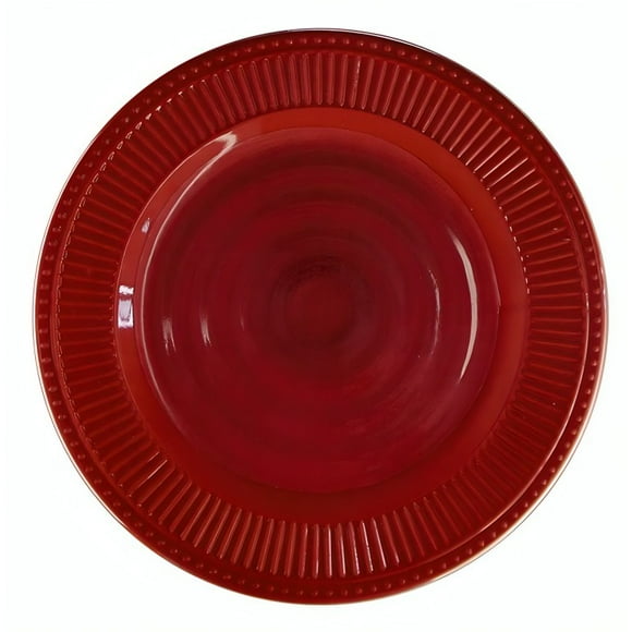 Platillo té Melamina 15 cm Mediterránea ROJO