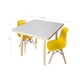 thumbnail image 2 of Mesa Blanca + 2 Sillas Eames Amarillas, 2 of 4