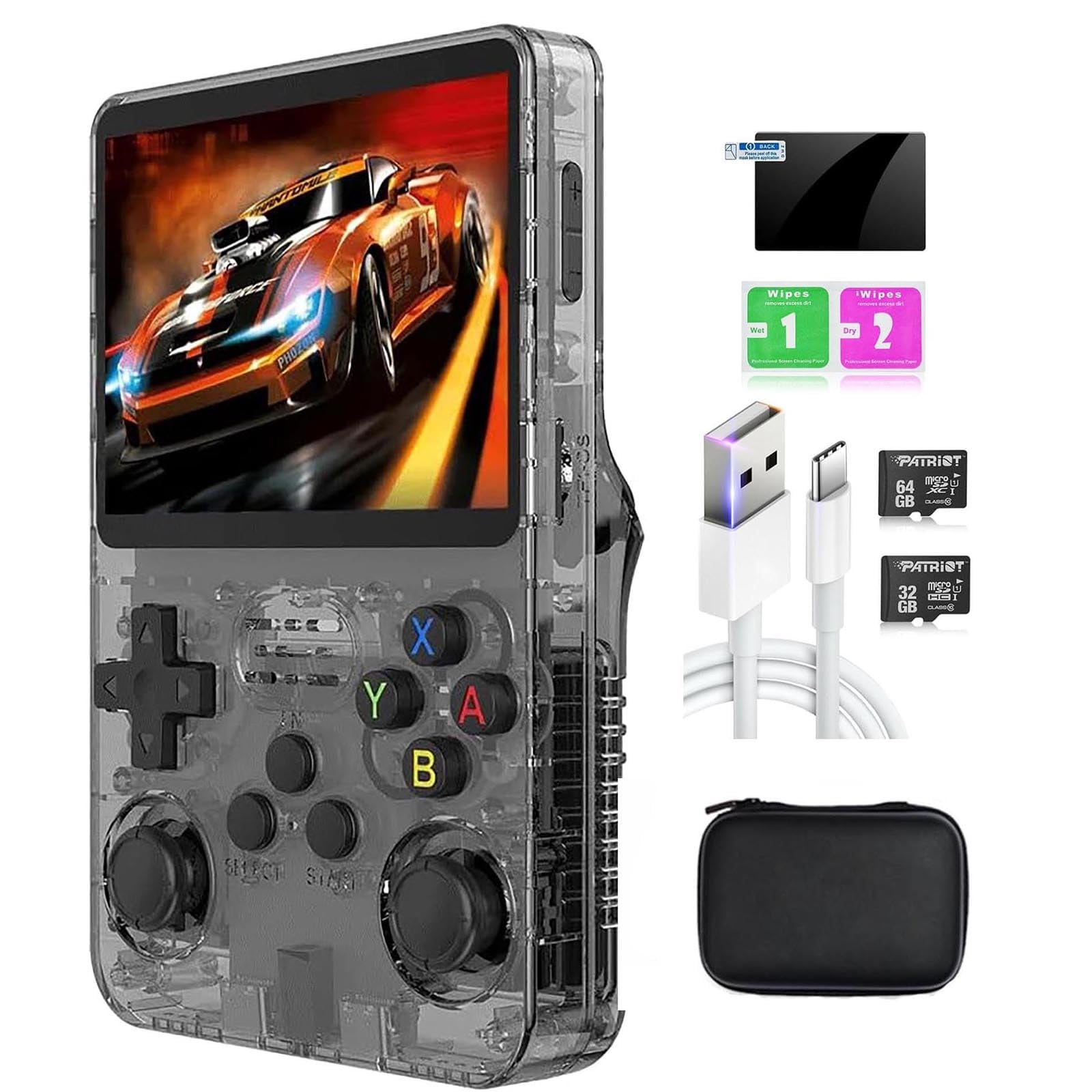 Genérico - Consola De Juegos Portátil R36s Retro De 3,5 Pulgadas, Más De 15 000 Juegos, 32 Gb+64 Gb