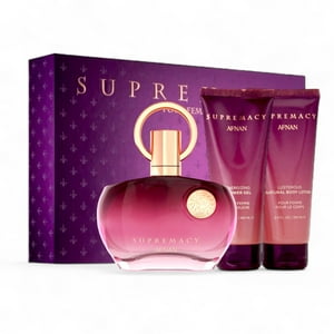 Afnan - Supremacy Purple For Women 3 Pcs Set: Edp Perfume Perfume 3.4 Oz/100 Ml + Body Lotion + Shower Ge