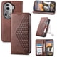 thumbnail image 5 of Funda Flip FOXDOCK para OPPO Reno 11 Pro 5G , Estilo Billetera con Diseño Rombo, Correa de Mano y Soporte, Uso Diario, 5 of 6