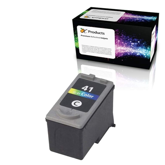 Cartucho de tinta OCProducts remanufacturado para Canon CL-41
