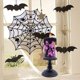 thumbnail image 3 of Bola de nieve DRomance 10 cm Vela sin llama con fantasma morado, 3 of 8