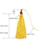 thumbnail image 2 of Borla Llavero, Hecho a mano Lotus Borla Colgantes Borla Bolsa Charm Car Colgante(Pack de 6), 2 of 7
