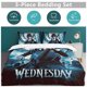 thumbnail image 5 of Wednesday 3-Piece Bedding Set Warm And Comfortable Soft Duvet Cover Bed Set for Boys Girls Kids Adult Bedroom All Season, 5 of 5