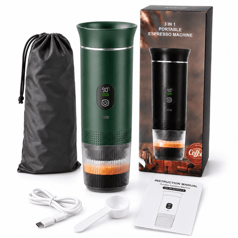 Dhogar - Cafetera Espresso Portátil Digital 3 En 1