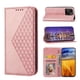thumbnail image 3 of Funda Flip FOXDOCK para Xiaomi Redmi 10A , Estilo Billetera con Diseño Rombo, Correa de Mano y Soporte, Uso Diario, 3 of 6