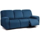 thumbnail image 1 of Funda para muebles: sofá reclinable ULTICOR de 3 plazas, color azul marino, 1 of 6
