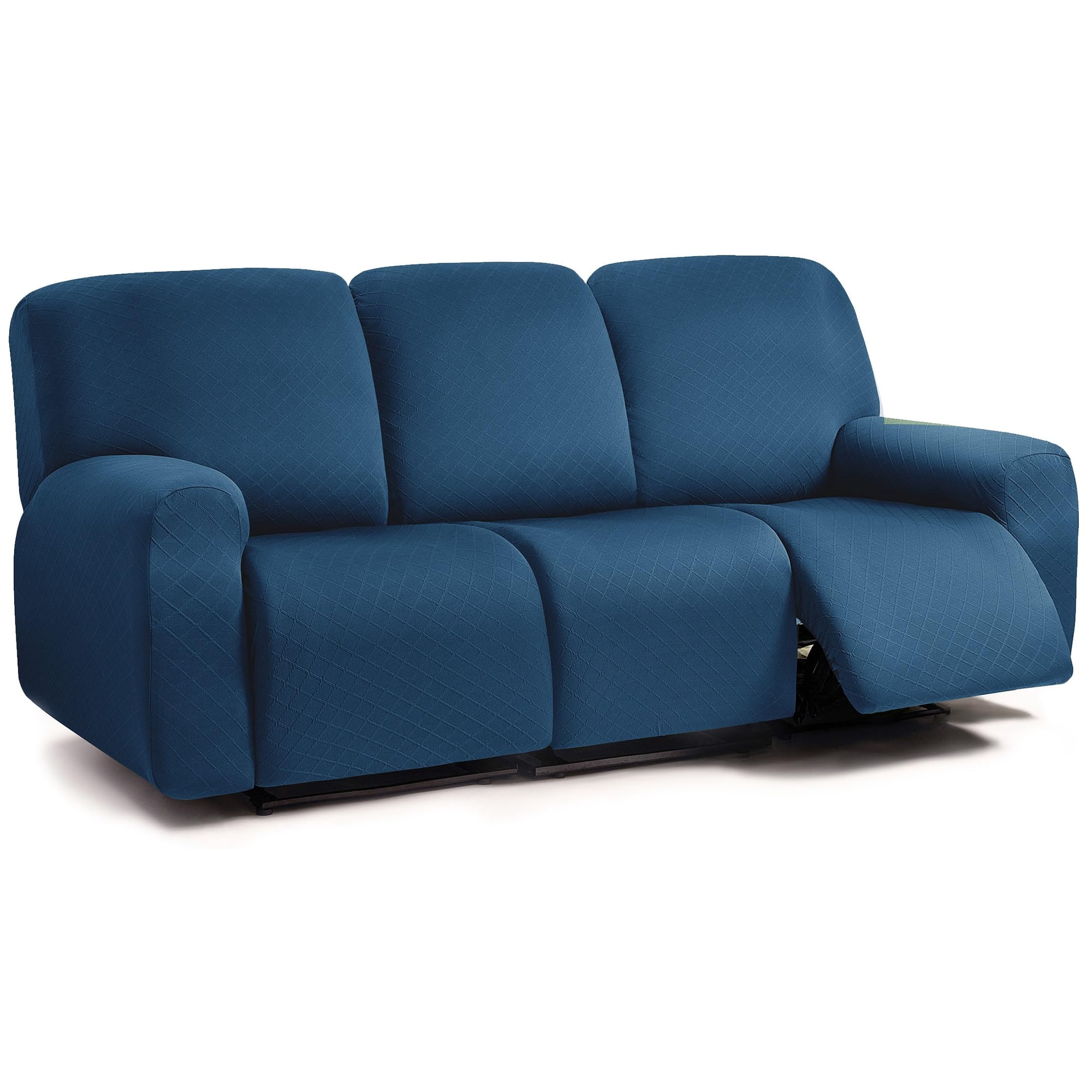 Funda Para Muebles: Sofá Reclinable Ulticor De 3 Plazas, Color Azul Marino