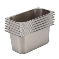Prochef - Pack 6 Depositos Gastro Gn 1/3 X 150 Mm Acero Inox