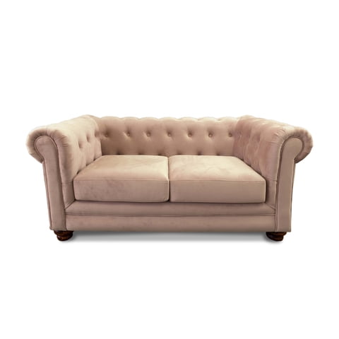 Latam Home - Sofa Florencia 2C Tela Velvet Beige