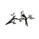 thumbnail image 2 of Metal Bird Decor Yard Art Sculpture Figurine Estatua Decorativa Animal 15.5x28cm, 2 of 5
