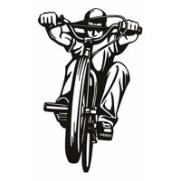 Rienda Libre Graphics - Decomural Bmx Bike Rider Cycling Sports Ws-17760