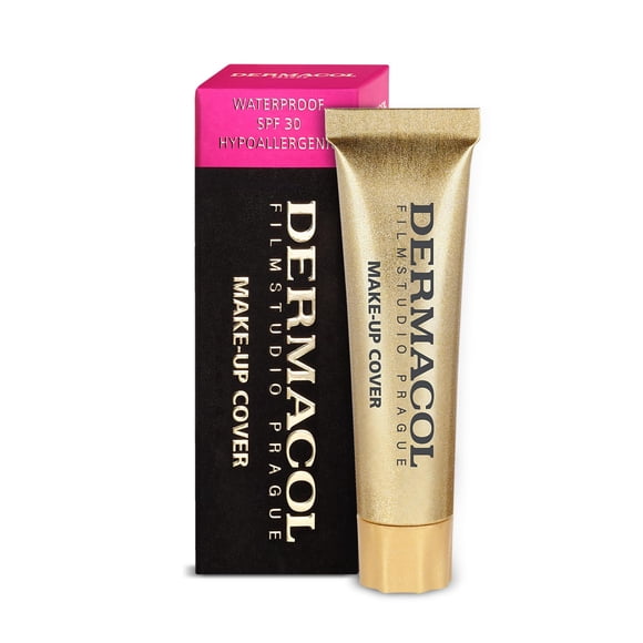 Base Dermacol Mini, 13 g, impermeable, mate, SPF 30