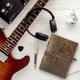 thumbnail image 2 of Diario encuadernado en piel con notas musicales de Sovereign-Gear, 2 of 8