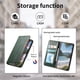thumbnail image 4 of FOXDOCK Funda para Samsung Galaxy S26 Ultra: Cierre magnético, soporte ajustable, ranuras para tarjetas y correa integrada-verde, 4 of 6