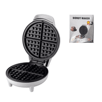 Genérico - Mini Maquina Waflera Eléctrica Redonda Repostería Blanco