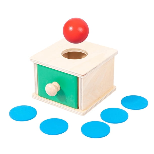 Juguete De Desarrollo Con Forma De Bola, Caja Con Forma De Gota, Juguetes Sensoriales, Regalo Montessori