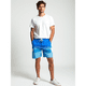 thumbnail image 4 of Bañador para hombre, talla grande, con bolsillo lateral, a rayas y cordón, con forro de malla., 4 of 5